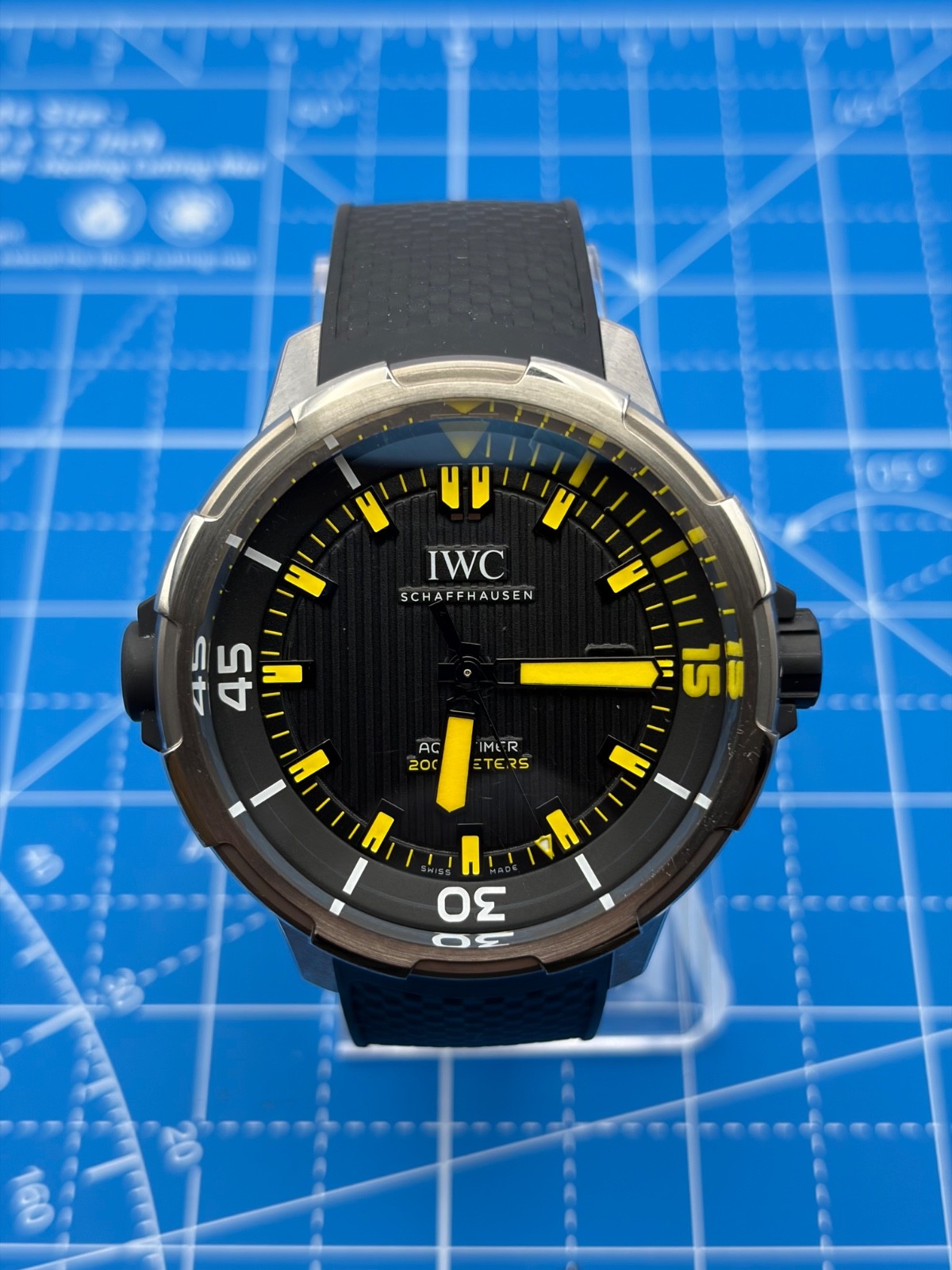 IWC Schaffhausen Aquatimer 2000 Automatic Diver’s Watch Men’s Titanium, IW358001