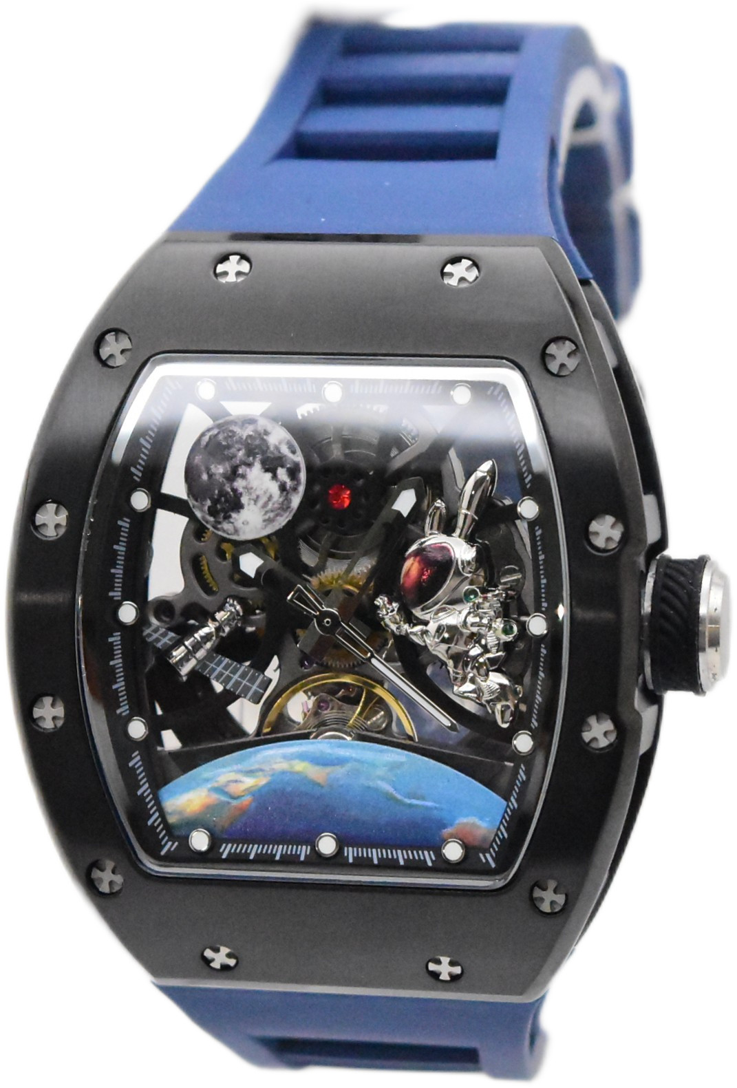 Invicta S1 Rally Interstellar Automatic Men’s Blue Skeleton Dial Watch 49009