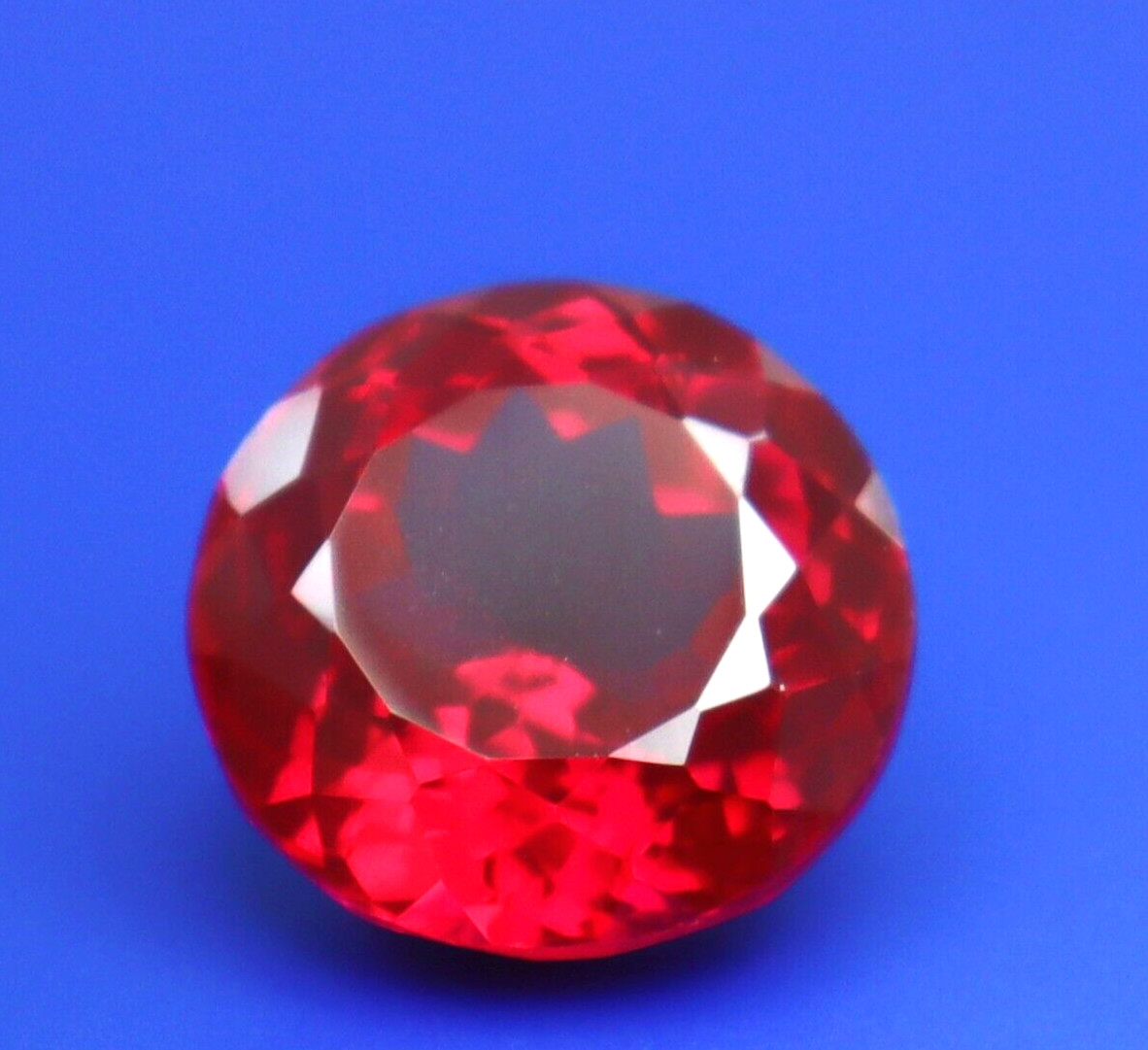11.70 Ct Red Ruby Round Cut Loose Gemstone Natural Certified