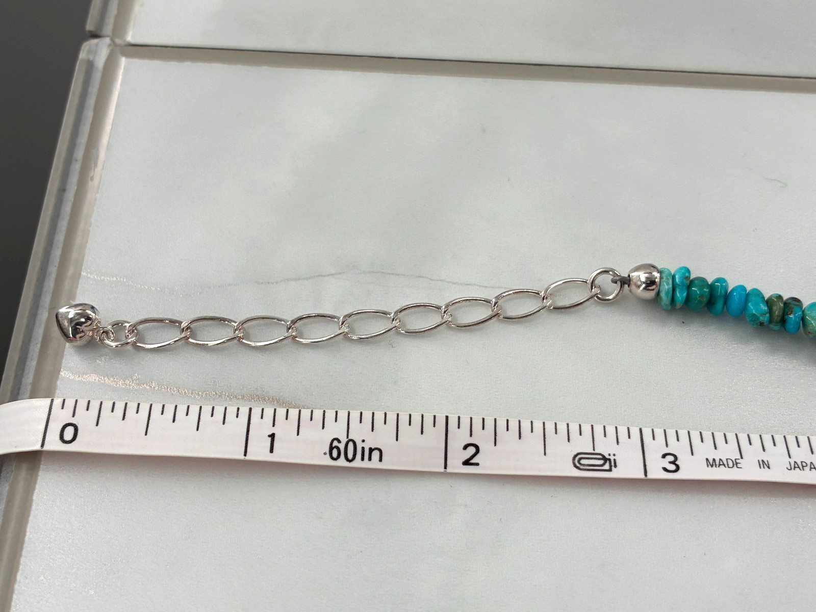 Jay King DTR Iron Mountain Turquoise Natural Citrine Eclectic Bead Necklace 925