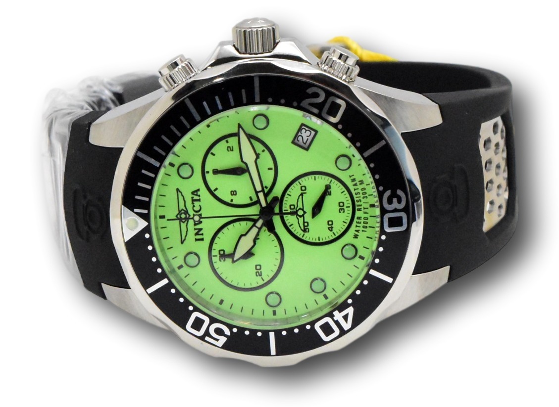 Invicta Pro Diver Super LUME Dial Men’s 47mm Swiss ETA G10 Chrono Watch 11483