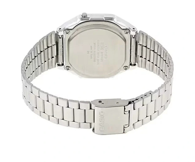 Casio Vintage Digital Full Silver Stainless Steel Unisex Watch A168WEM-7