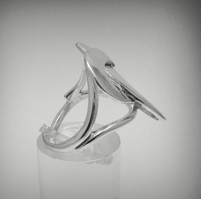 Extravagant Sterling Silver Ring Solid 925 Adjustable Size Nickel Free Handmade
