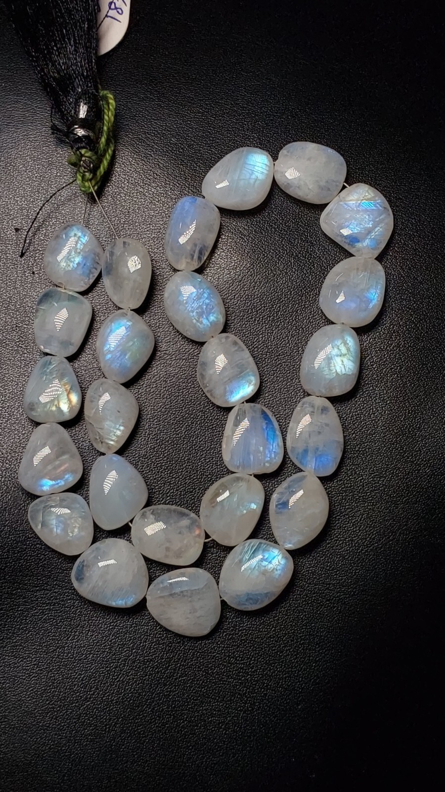 AAA Quality Rainbow Moonstone Strand Multi Fire Shape Nuggets Size 11X14-14X15MM