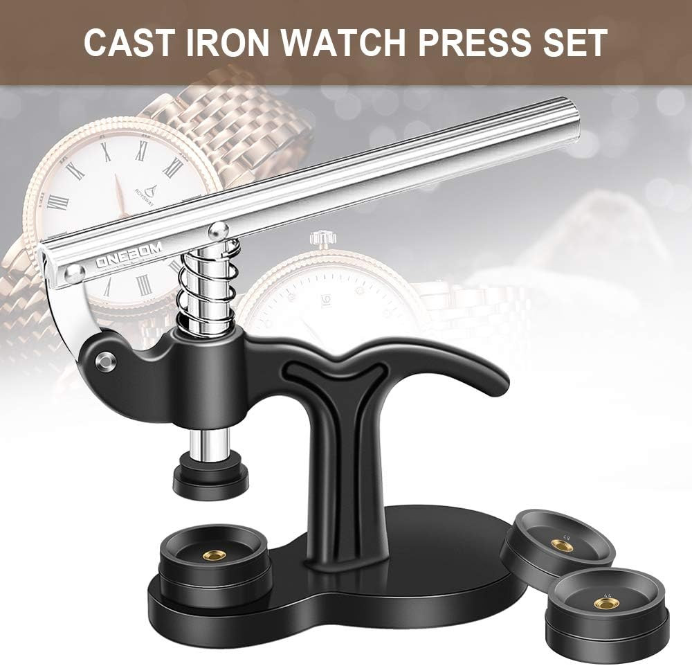 Watch Press Tool Set, Watch Repair Kit Professional with Everything, for Various