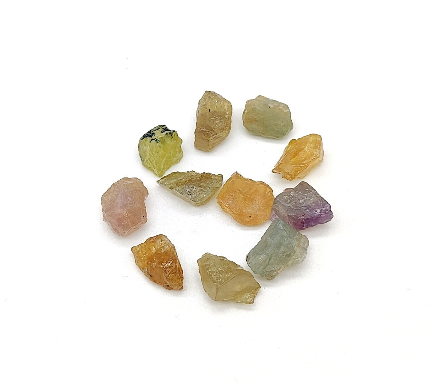 95 Ct Natural Umba Sapphire Rough, Sapphire Healing Gemstone Multi Sapphire