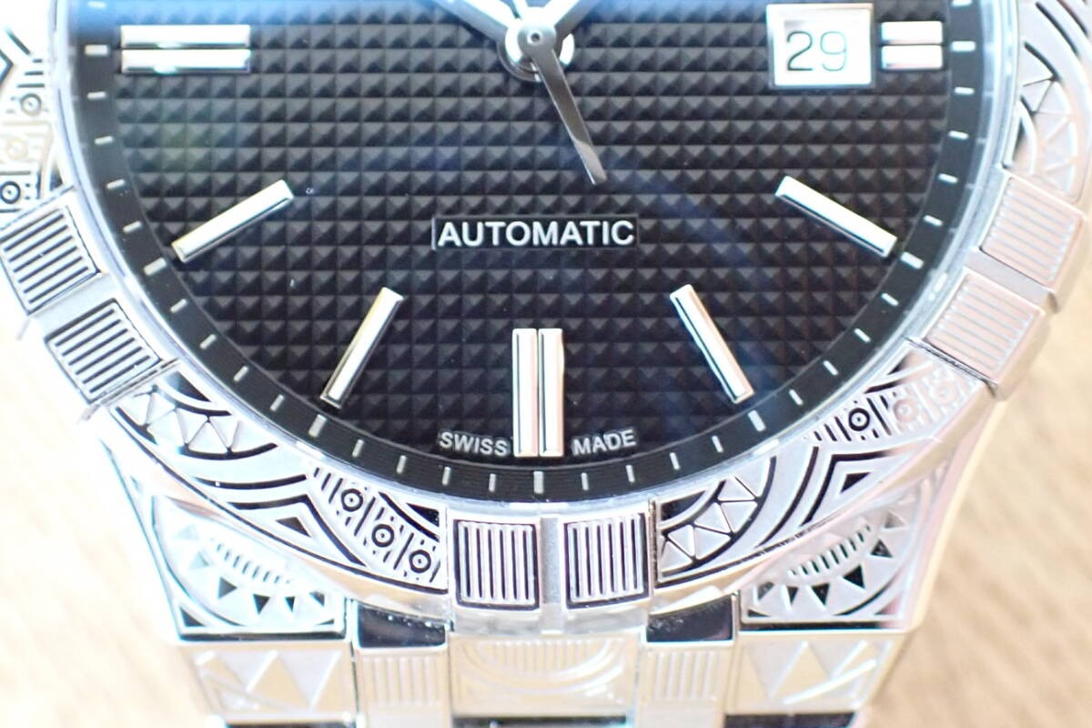 MAURICE LACROIX AIKON AI6008-SS009-330-1 Automatic Urban Tribe Black Mens Watch