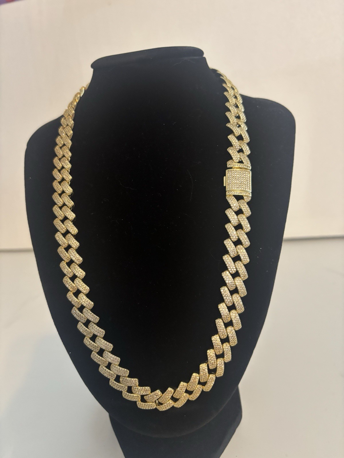 18k gold filled Cuban link chain