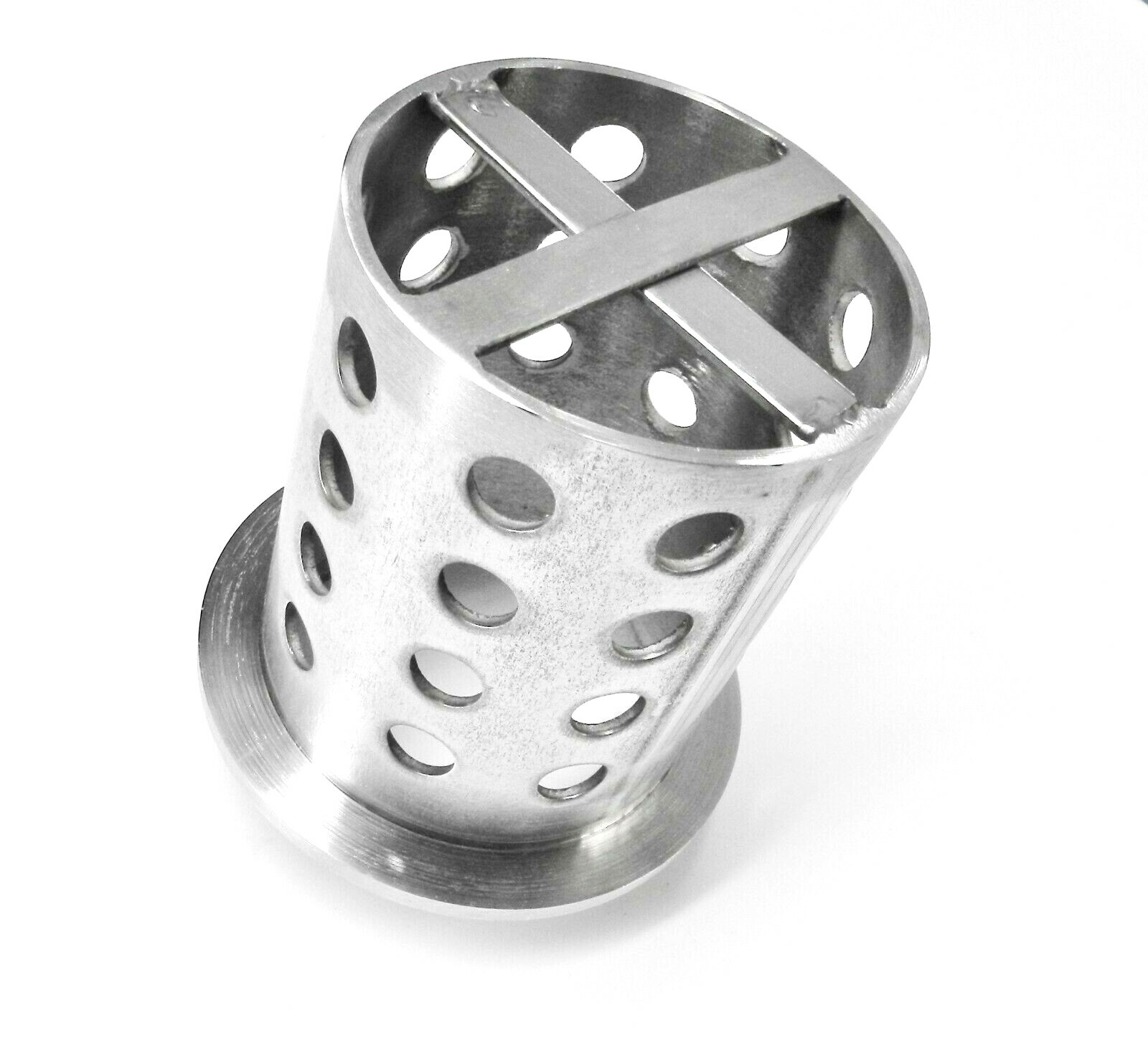 Perforated Flask 3-1/2″ x 5″ Casting Flask Vacuum Casting Stainless 1/8″ Wall