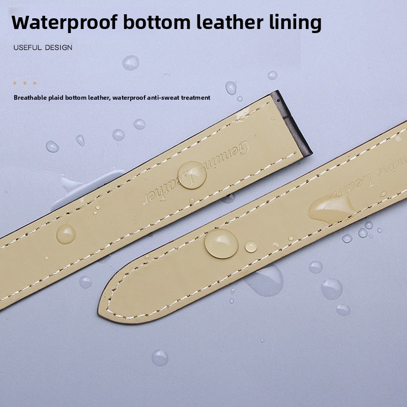 For Cartier High-quality Genuine Leather Watch Band Strap 14 16 18 20 22mm