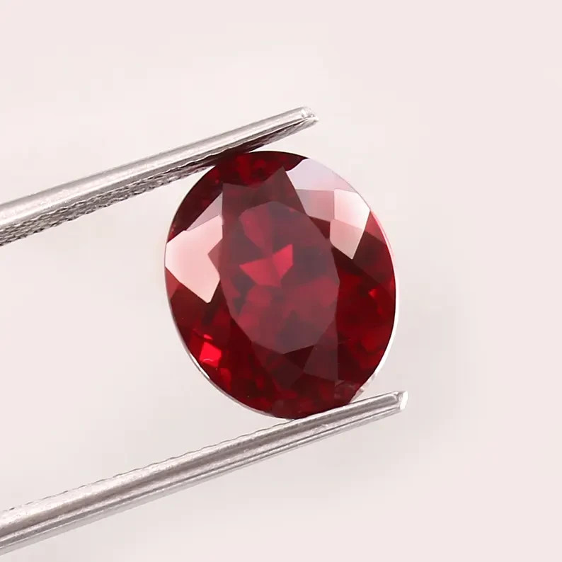 9.54 Ct Burmese Red Ruby Natural Certified Oval Cut Loose Gemstone