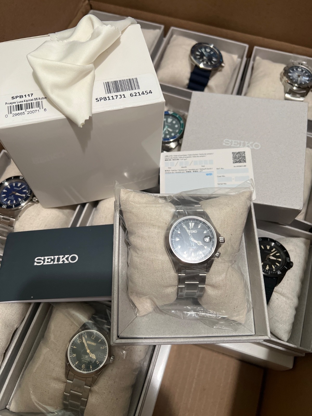 Authentic ❤️Seiko Prospex Automatic Alpinist Black Dial Men’s Watch SPB117