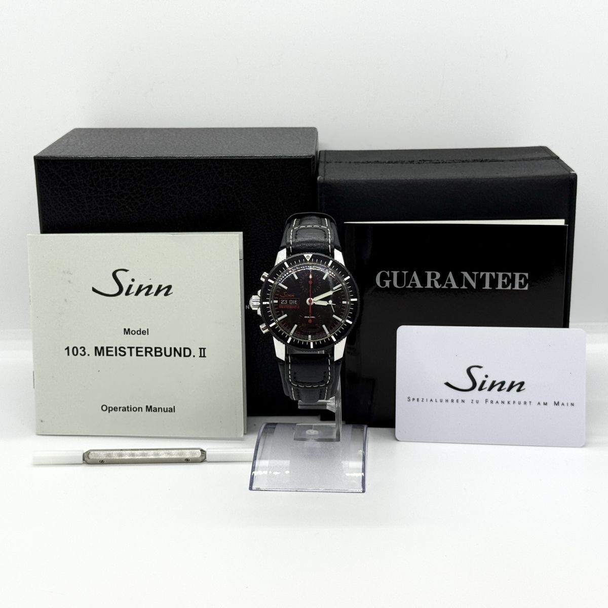 Sinn 103 Meisterbund II Japan Limited Edition (only 80) Left Handed Chronograph