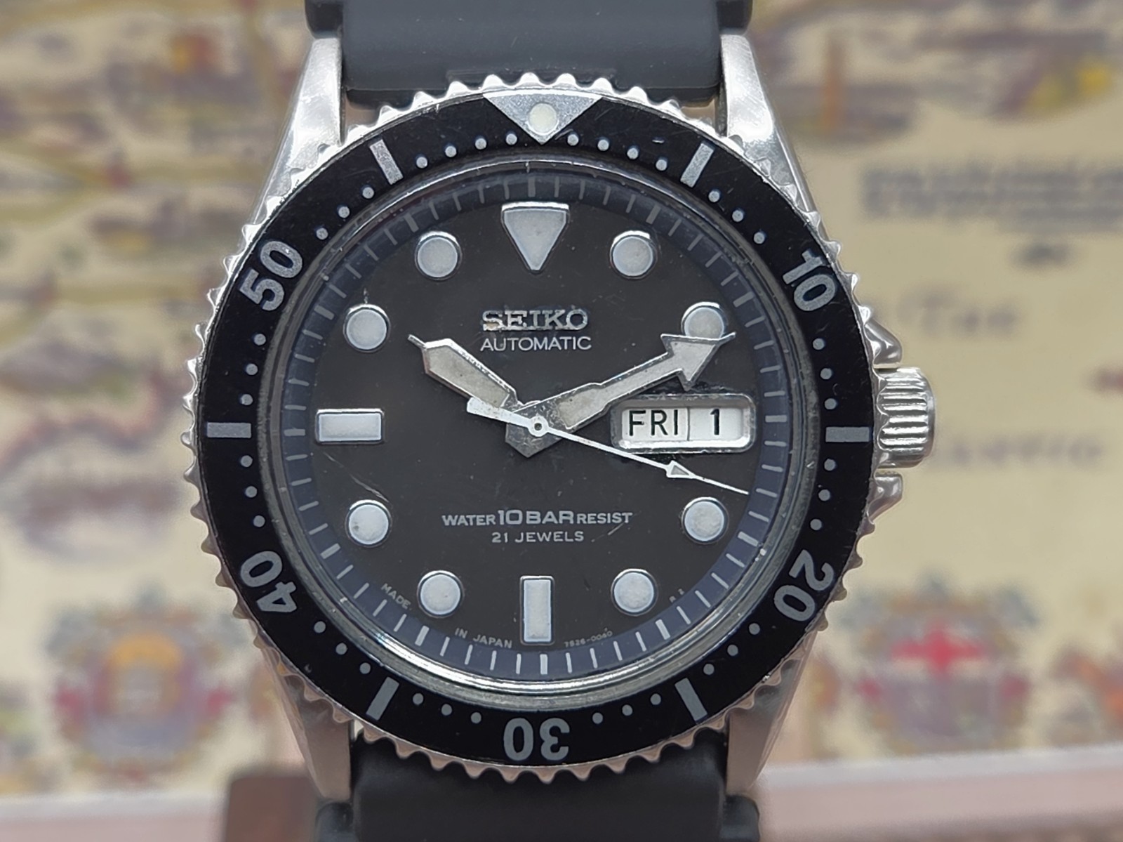 Seiko Mens Automatic Watch SKX031 Scuba Divers 100M 7S26-0040 May 1999 SEIKO BOX
