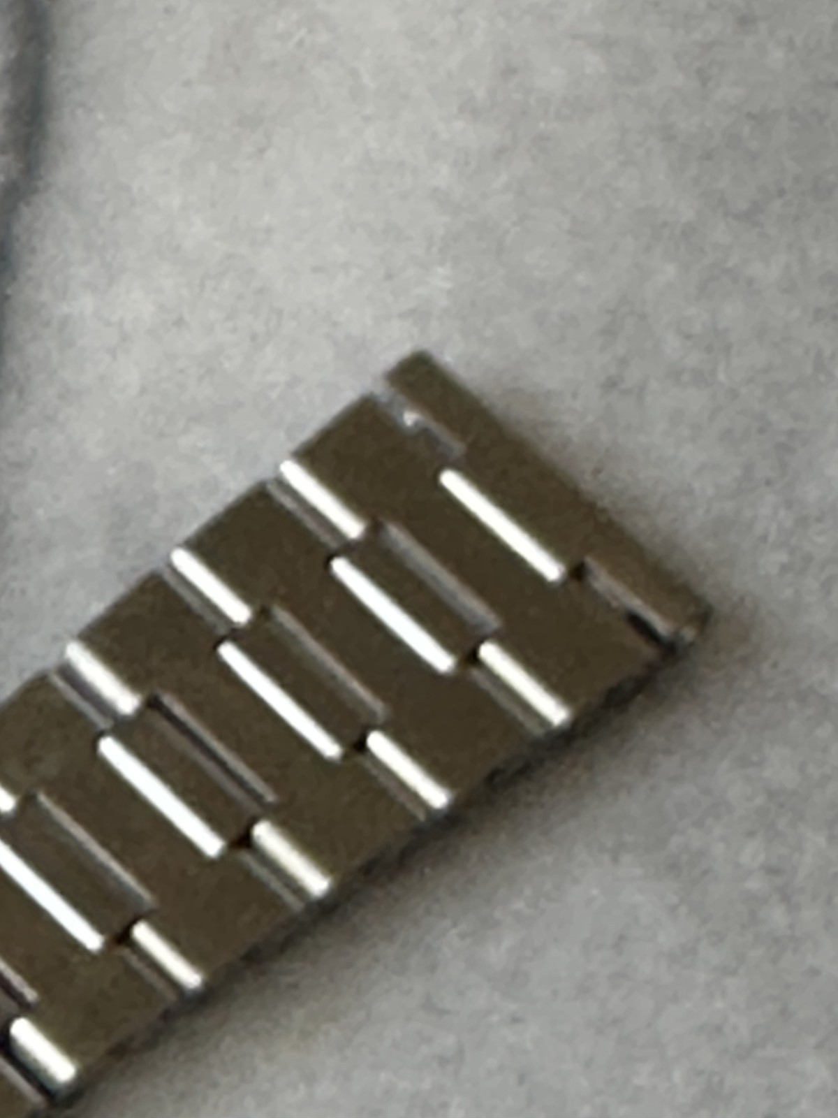 Bracelet de montre vintage en acier inoxydable