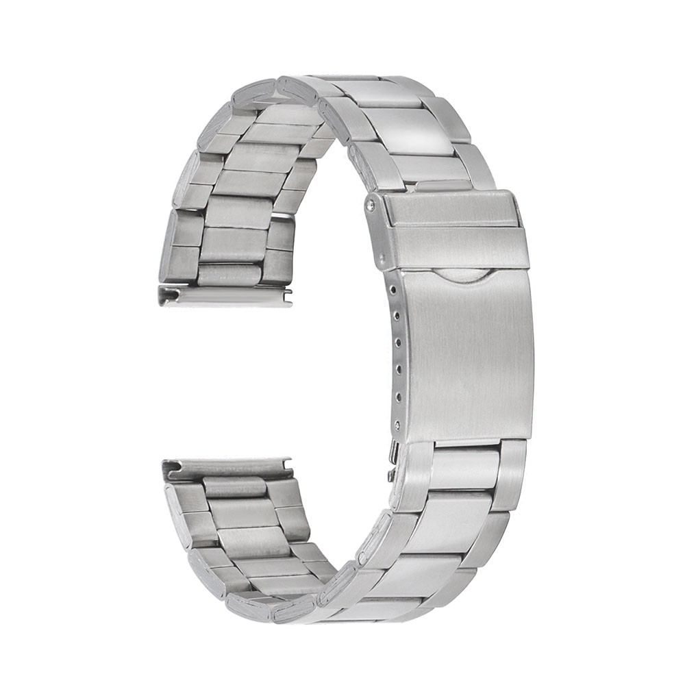 New 12/14/16/18/20/22/24mm Silver Stainless Steel Watch Strap Band For Men Women
