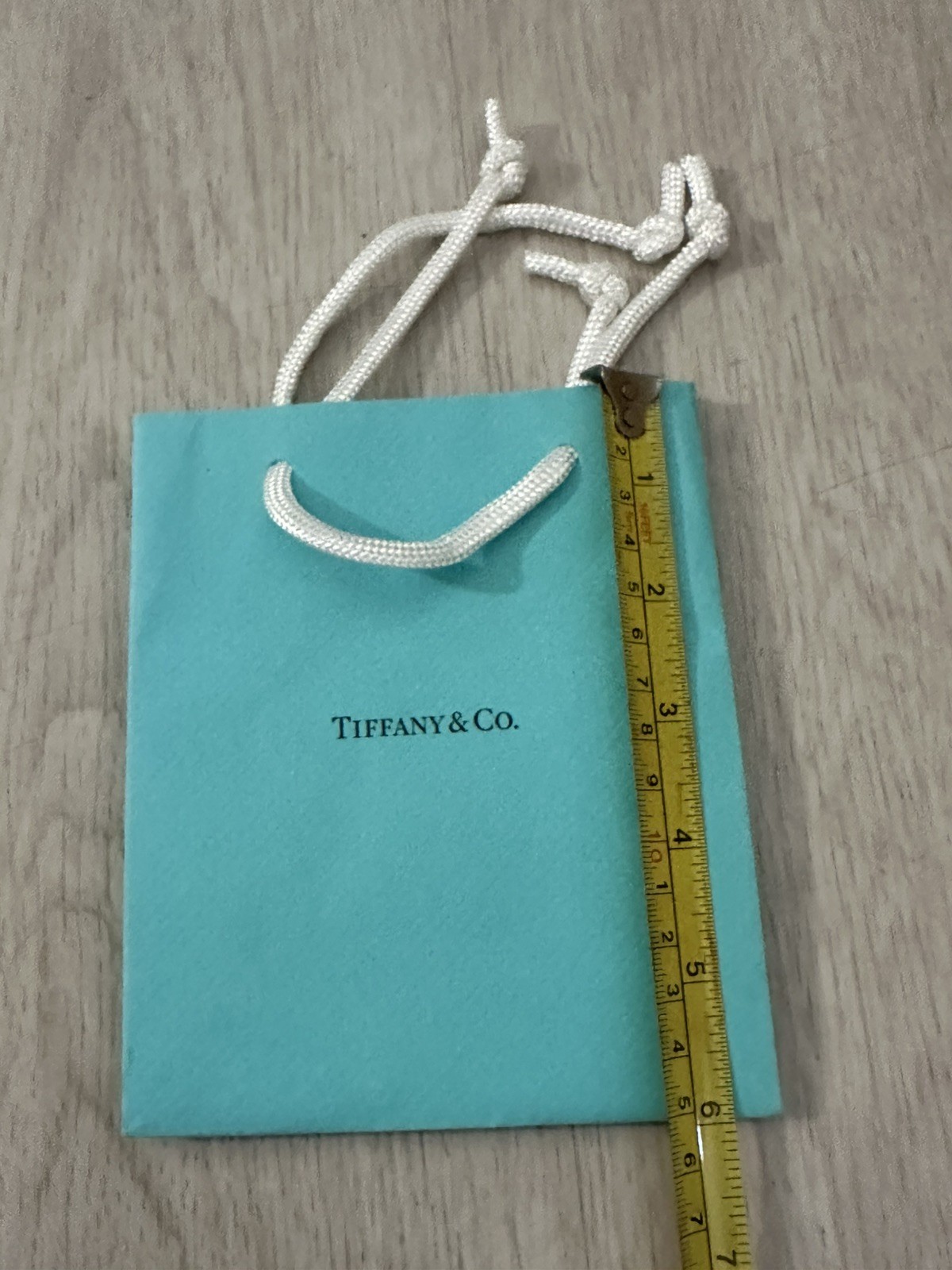 TIFFANY SHOPPING BAG Small Size 5×6 Inch
