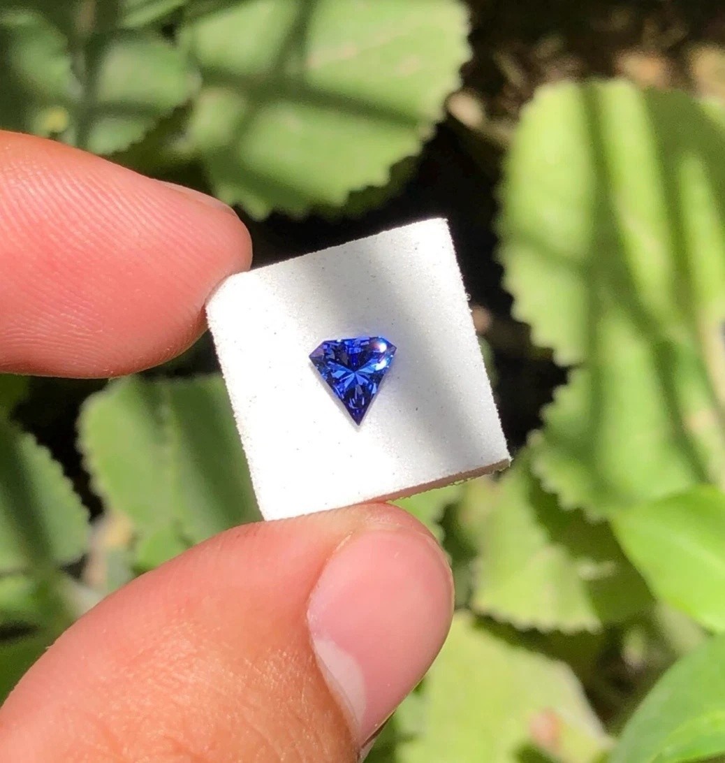 Natural Blue Tanzanite Fancy Cut 5.00 Ct+ Certified Gemstone for Jewelry