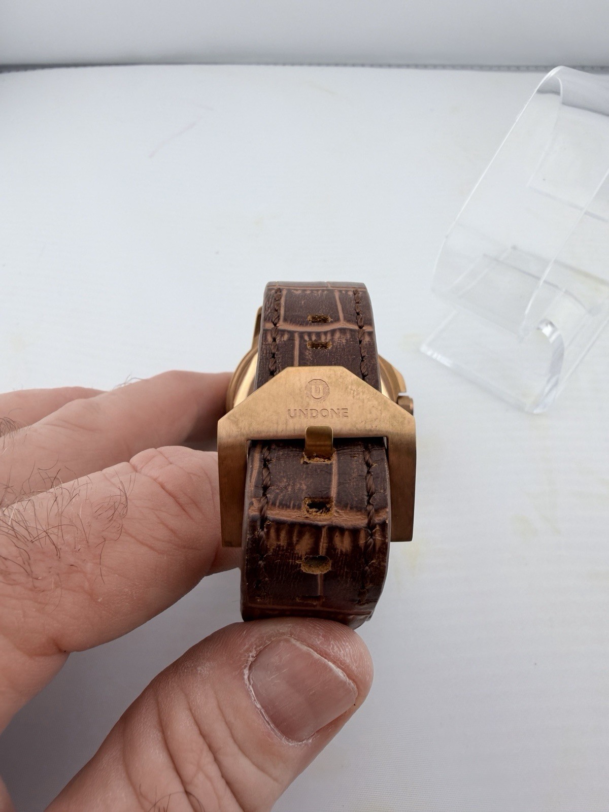 UNDONE Bronze Automatic NH35A Diver 100M CuSn8 Bronze / Dark Brown Dial 45mm