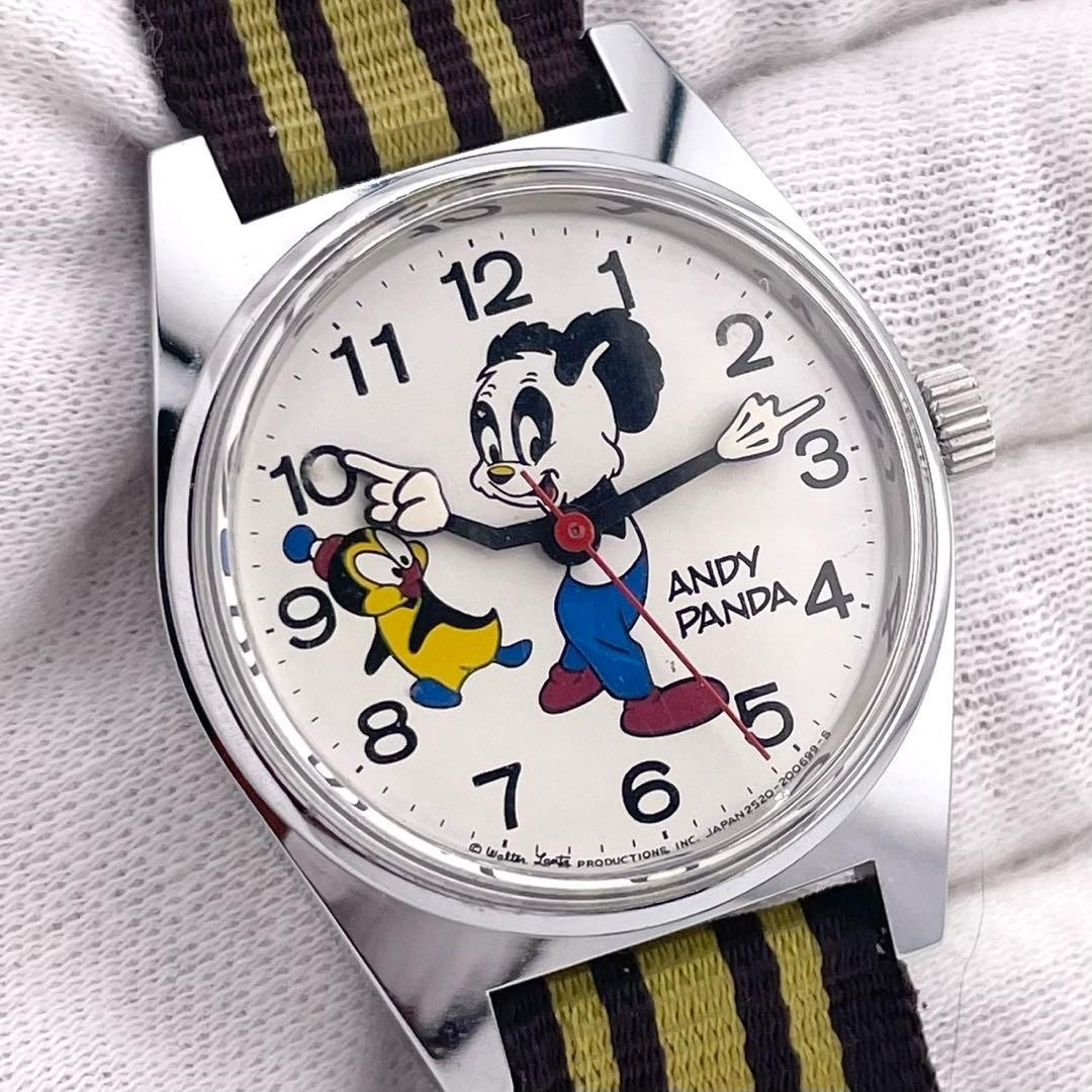 Rare Dead Operational CITIZEN Andy Panda Manual Wind Watch with Tag 80 Years