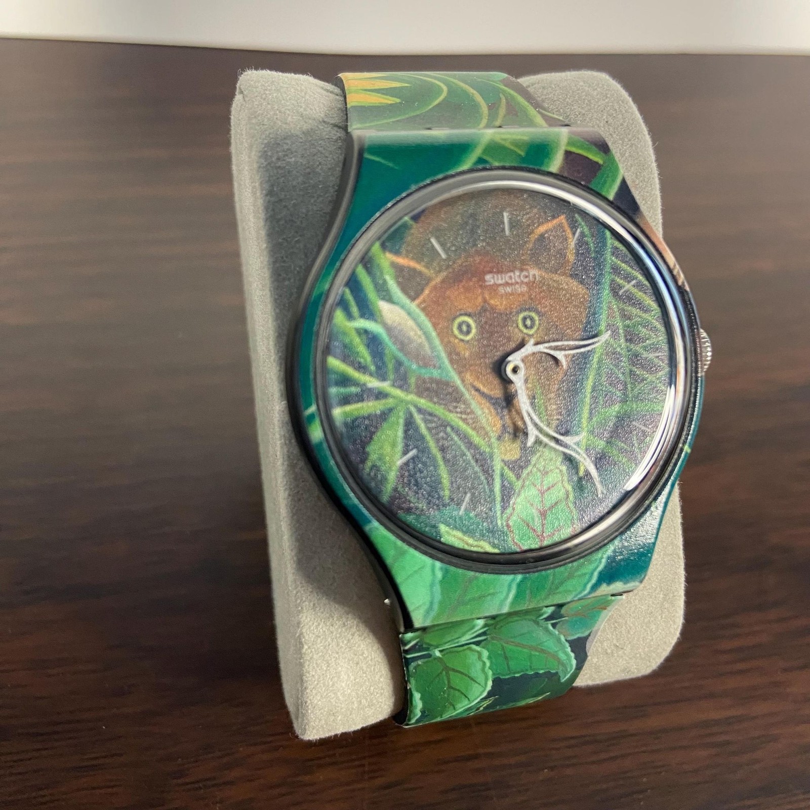 Swatch THE DREAM SUOZ333 Watch by Henri Rousseau MoMA New Gent 41mm New Battery
