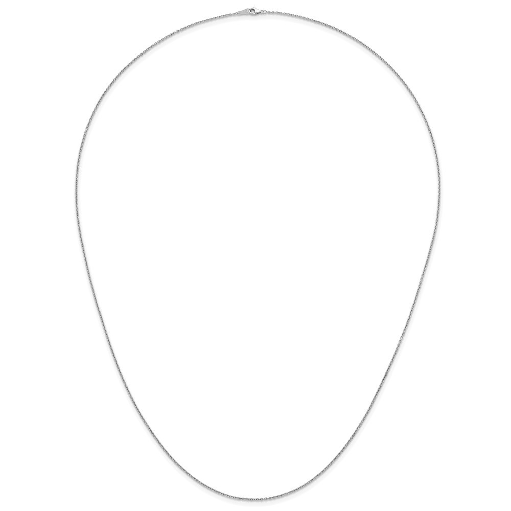 950 Platinum Polished 1.6mm Solid Cable 30 inch Chain Necklace 30 In 7.69 g