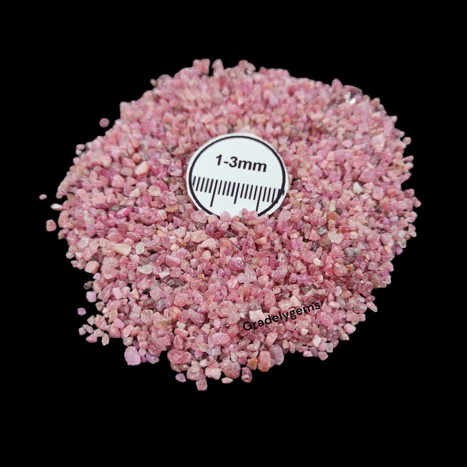 Radiant Ruby Gemstone Crushed Powder – Intense Red Hue for Resin Art, DIY Crafts
