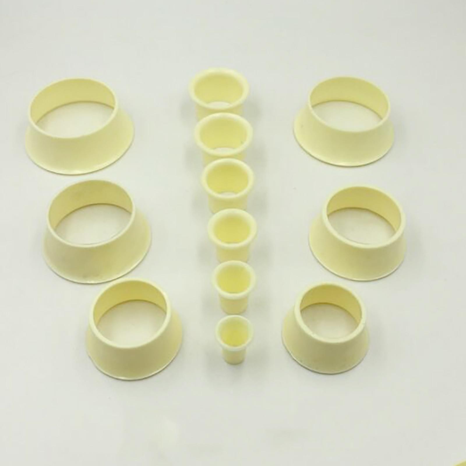 12x Wristwatch Repair Adjust Tool Plastic Stackable Cup Watch Movement Holder