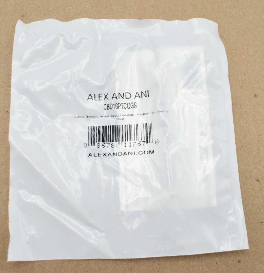 Lot of 50 Alex and Ani Precious Threads Earth Sultry Sterling & Quartz Bracelets