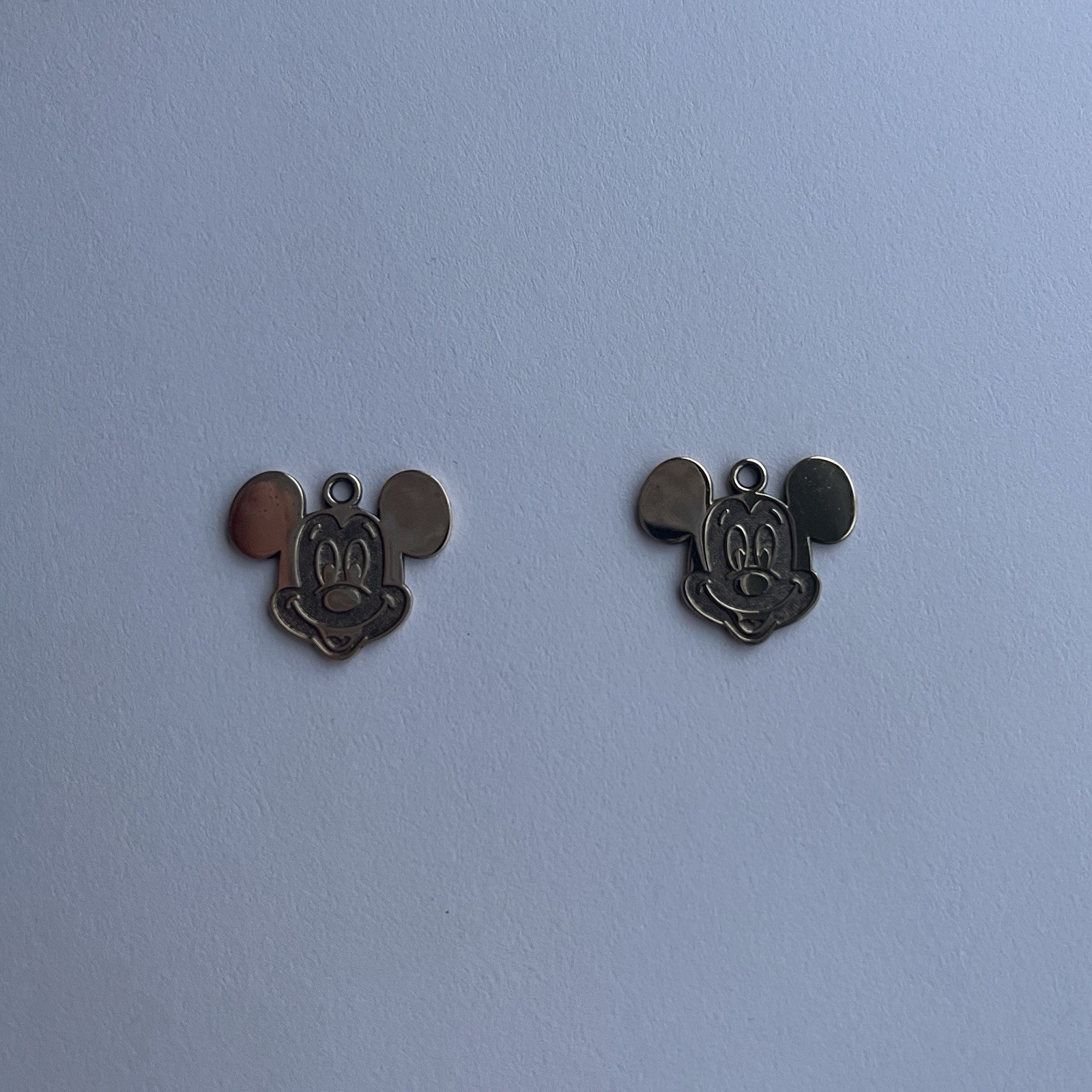 gold plated sterling silver disney mickey mouse earrings