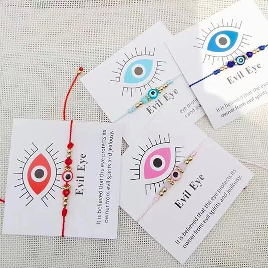 Colorful Evil Eye Bracelets Turkish Jewelry Lucky Protection Adjustable Bracelet