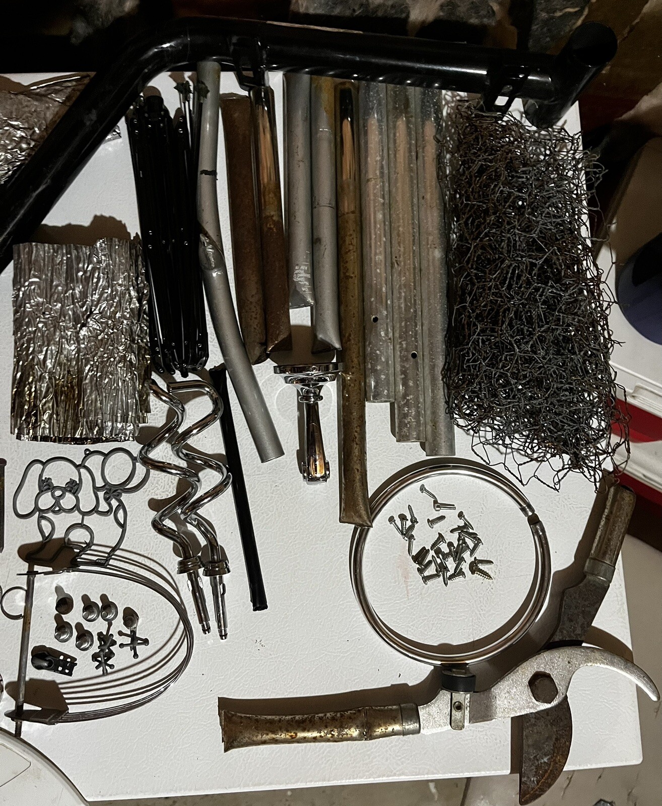 Lot of Scrap Metal – Over 12 Pounds – Assorted Types of Metal and Pieces