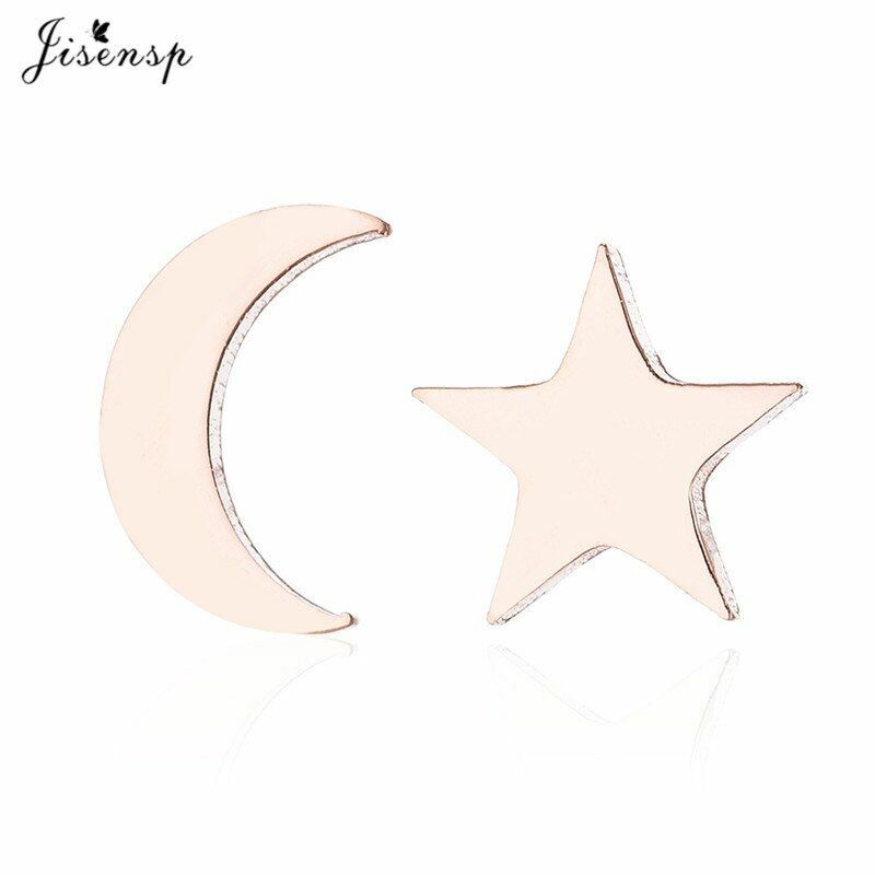 Stainless Steel Star Earings Punk Stud Earrings Pentagram Earring Womens Jewelry