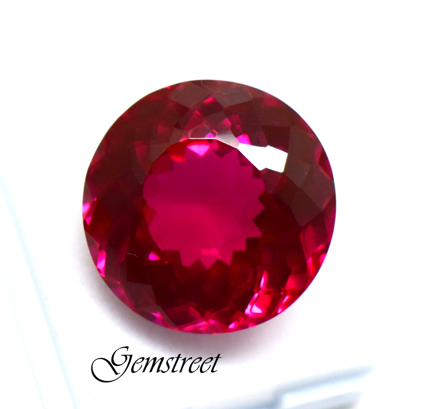 40.85 Ct Natural Pink Spinel Round Cut Certified Loose Gemstone Myanmar Origin