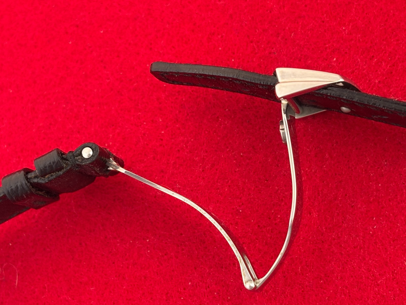 IWC Portofino OEM 18mm Black Strap for Model 3513 with IWC Deployant Clasp