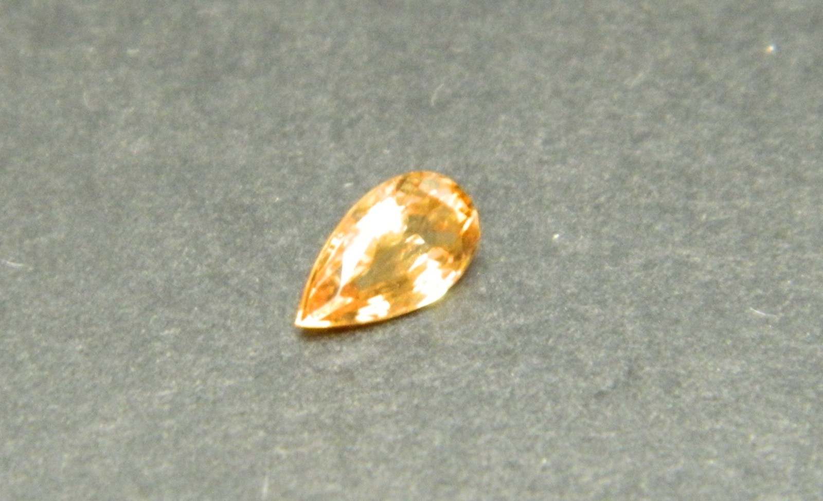 Imperial Topaz 1.05 Ct Clarity IF Pear Cut Natural Golden Brazil I198