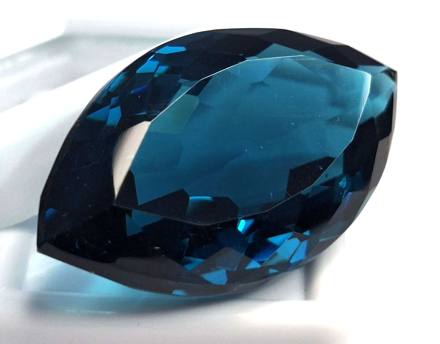 Lab Created Blue Topaz Marquise Shape58-60 Ct Certified Loose Gemstone TQ1858