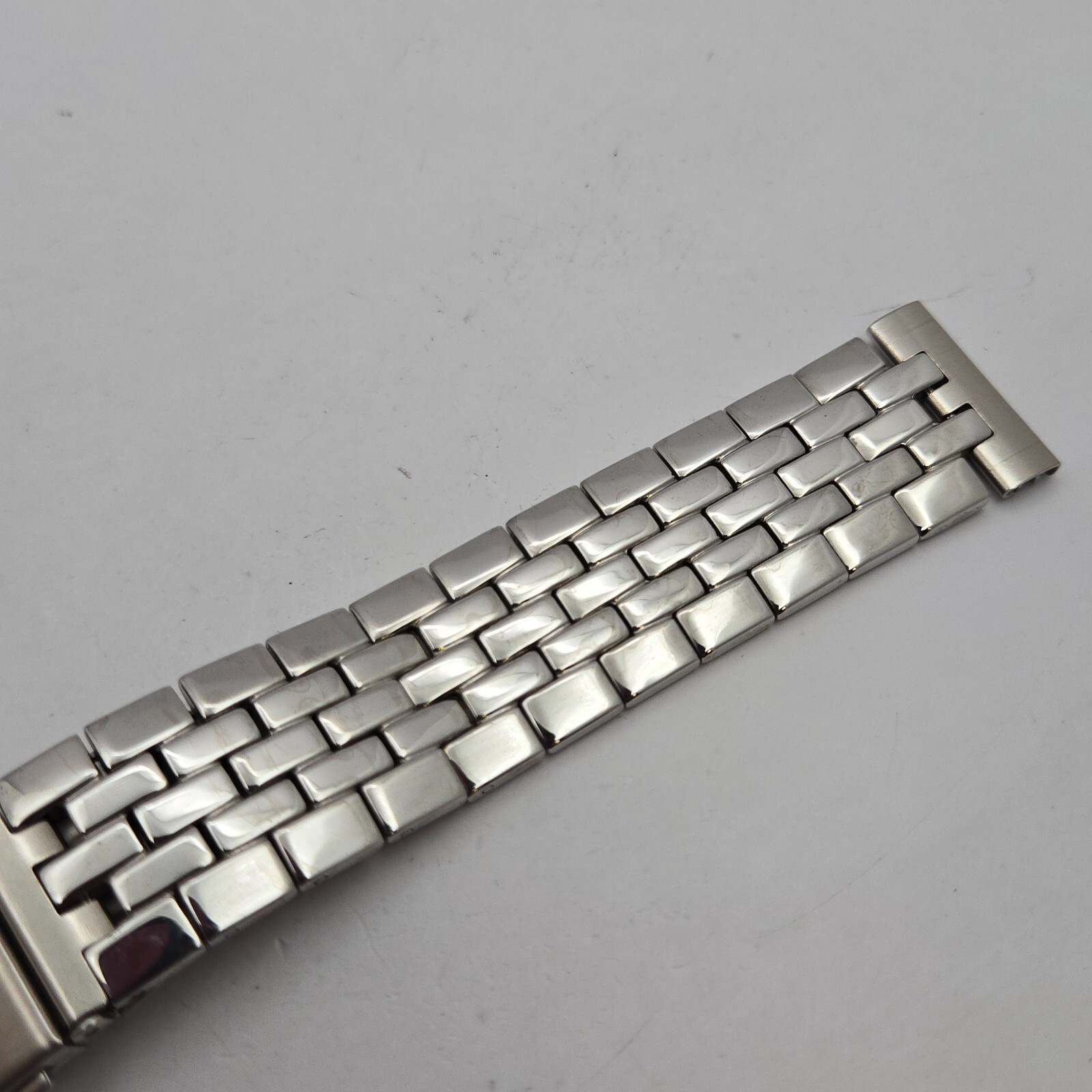 20mm stainless steel watch accessories watch bracelet/strap, silver watch chain