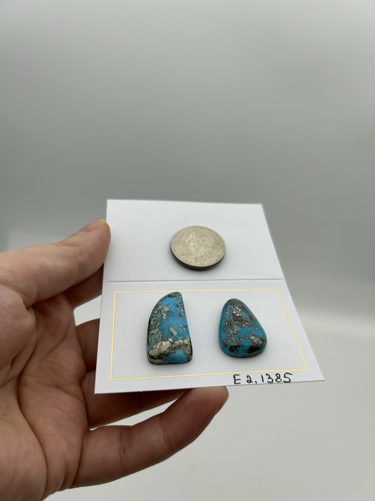 Natural Turquoise Cabochon 10g. 49ct. #E2.1385