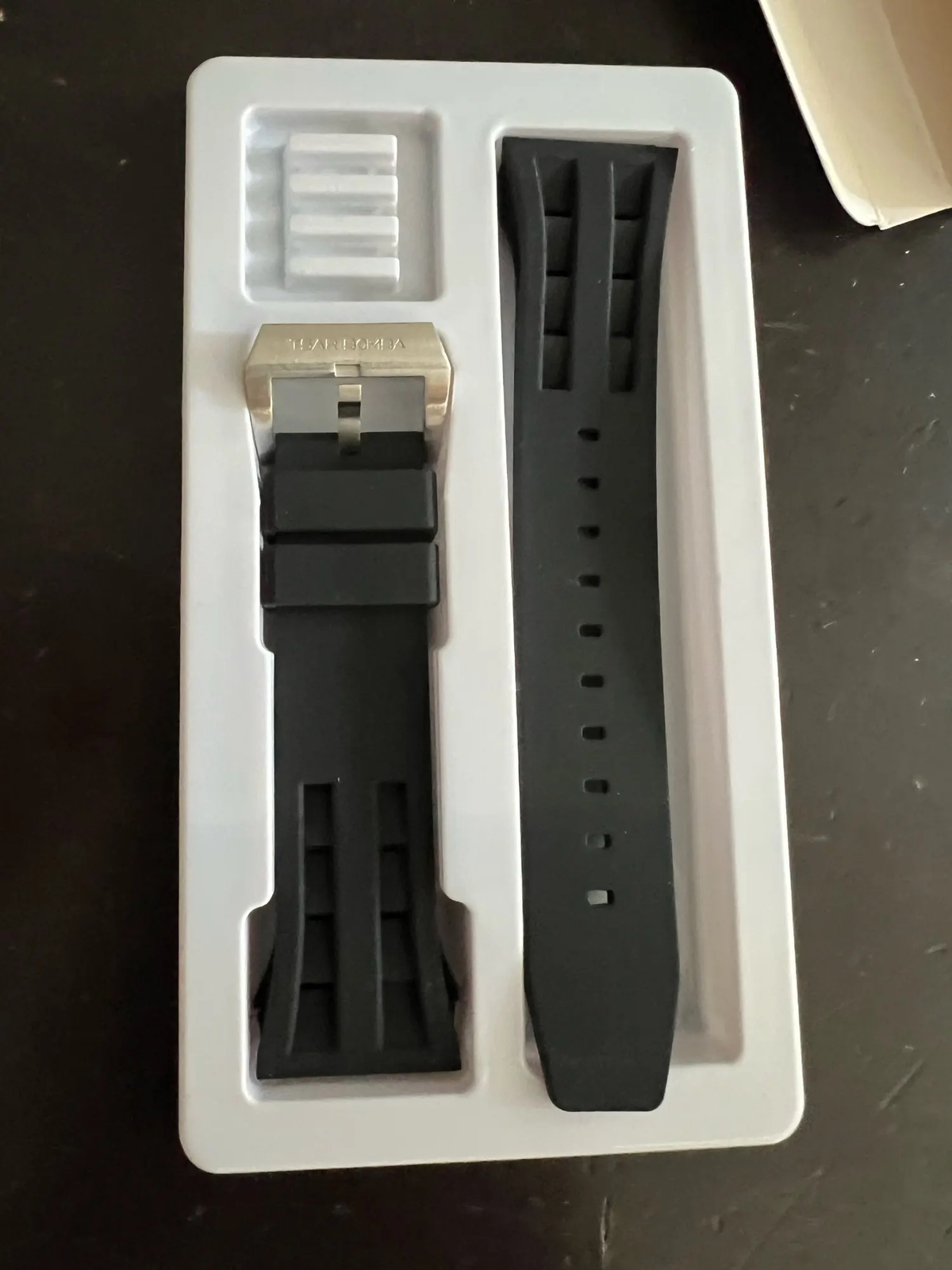 FKM Rubber Watch Band Strap Fits TSAR BOMBA TB8204 TB8206 TB8207 TB8208 TB8209