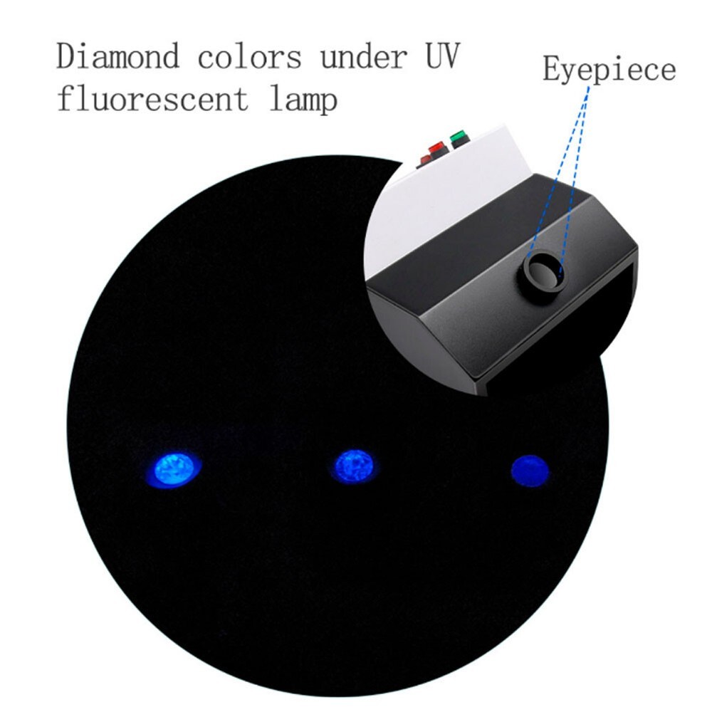 4W UV lamp Desktop Jewelry Appraisal Tester LW 365nm SW 257.3nm 110V
