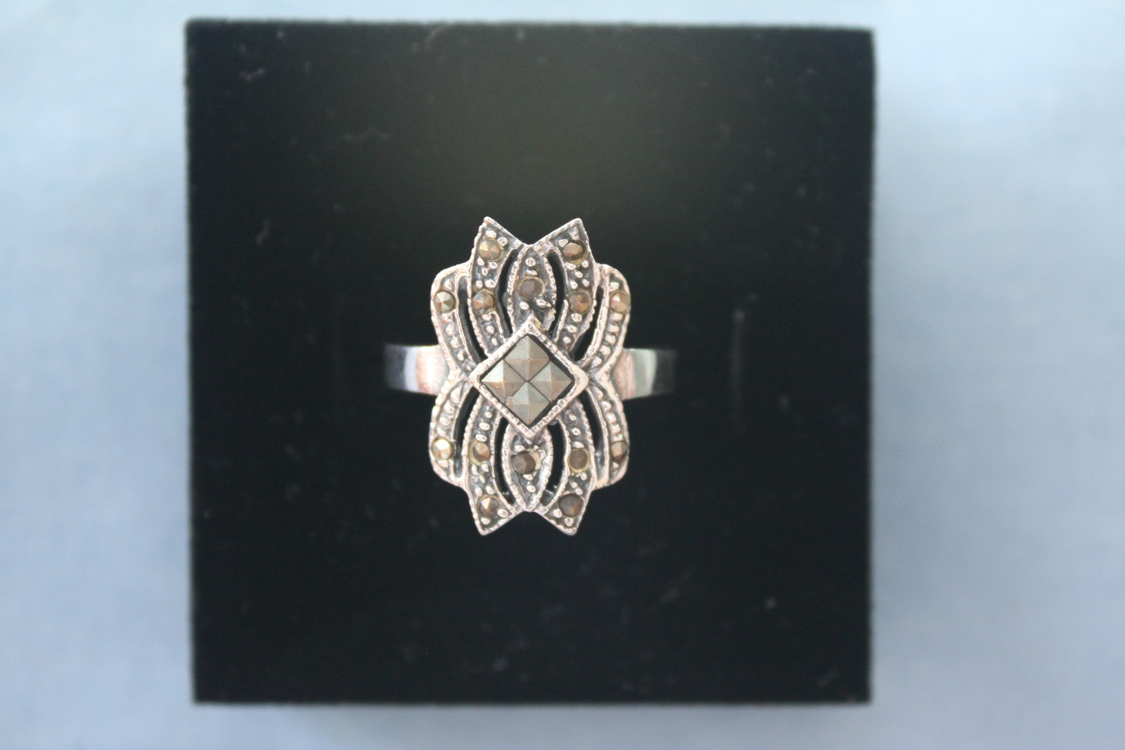 New Sterling Silver Marcasites Ring SZ 6 7 8