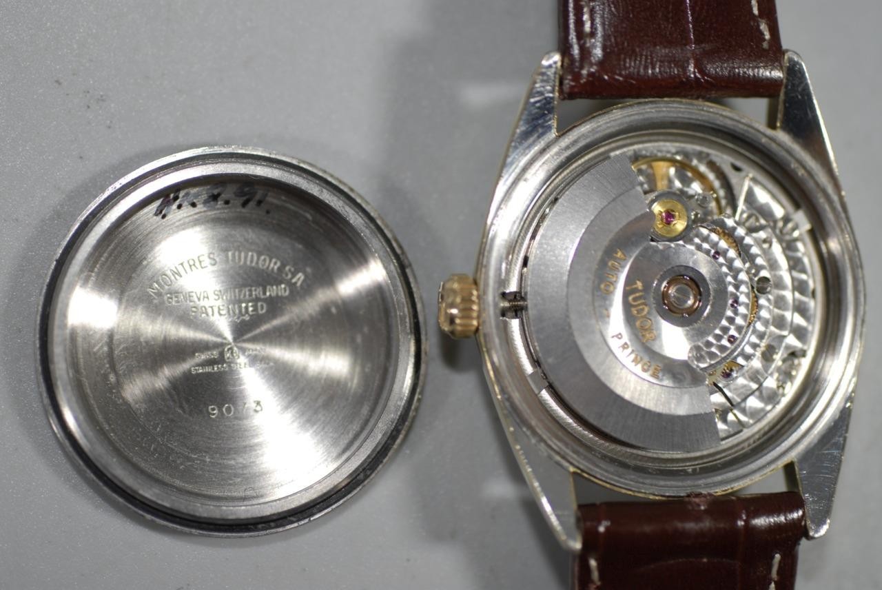 Rolex Tudor Prince OysterDate Solid Gold Bezel & Gold Capped Case 90735 – Rare!