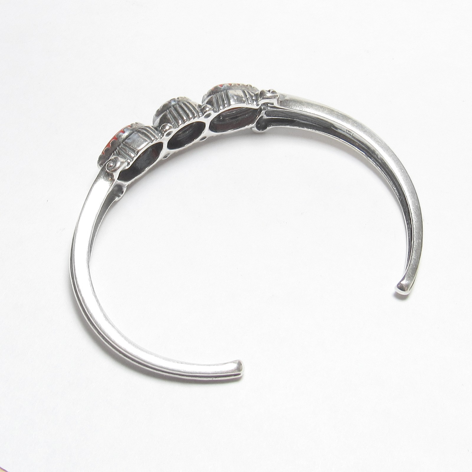 CAROLYN POLLACK Relios Sterling Silver AW Natural Sugilite Spiny Oyster Bracelet