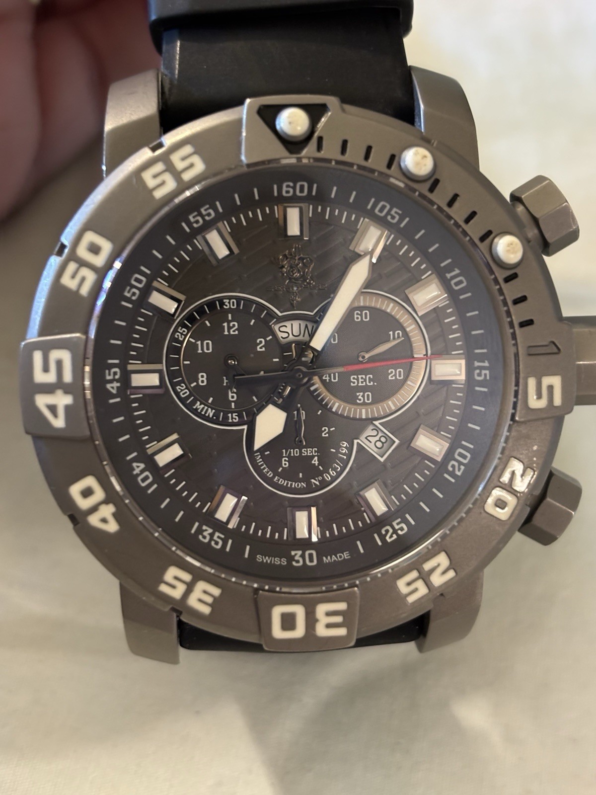 Invicta Seabase Men’s Quartz model 14282 Ltd Ed 063/199