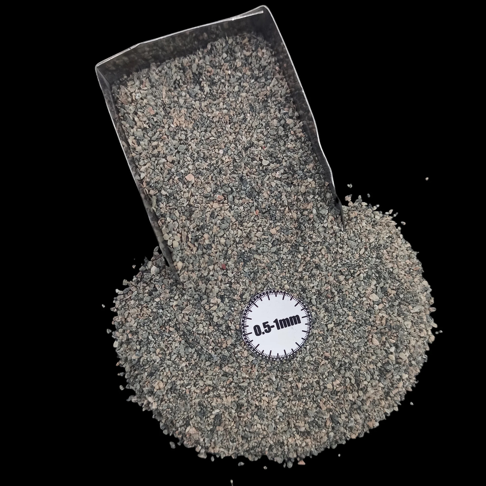 Black Tourmaline Mica 0.5-1mm Stone Granules for Resin Jewelry Decor