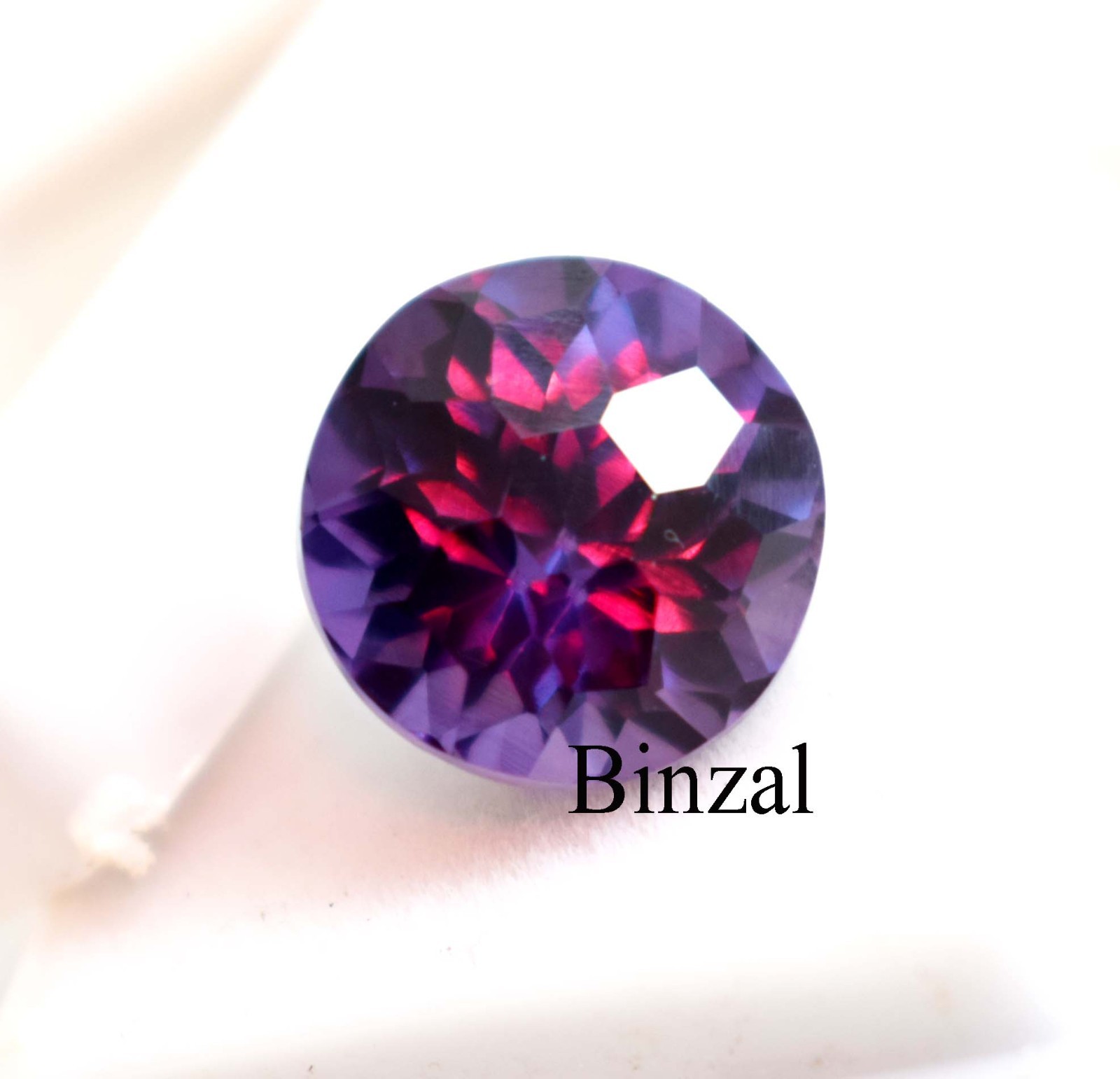 Rare Round Alexandrite Gemstone 10–12 Ct Color Changing Excellent Cut Loose Gem