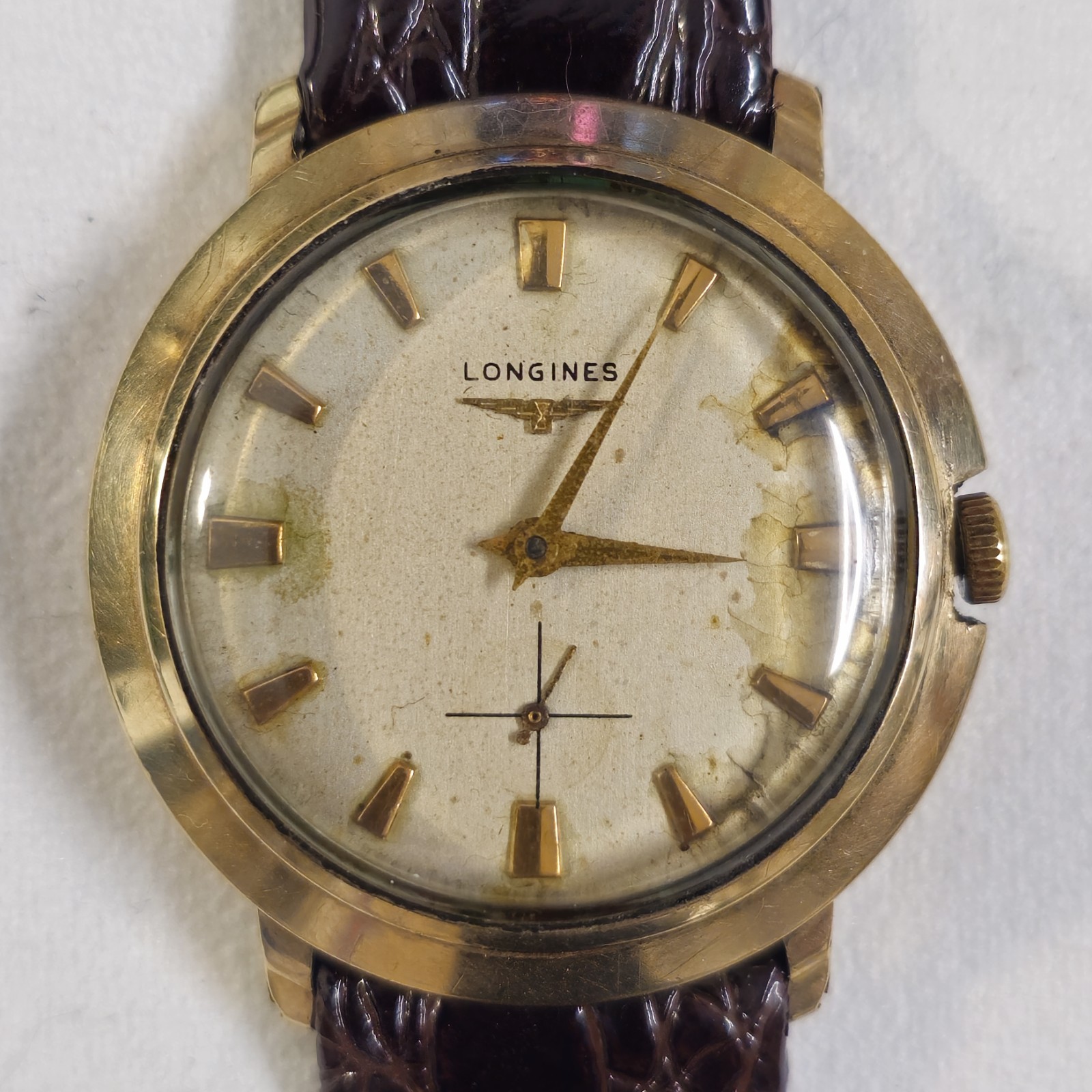 1954 Longines-Wittnauer Cal. 23Z 10K GF – Runs(2min Off In 24hrs)+ Leather Strap