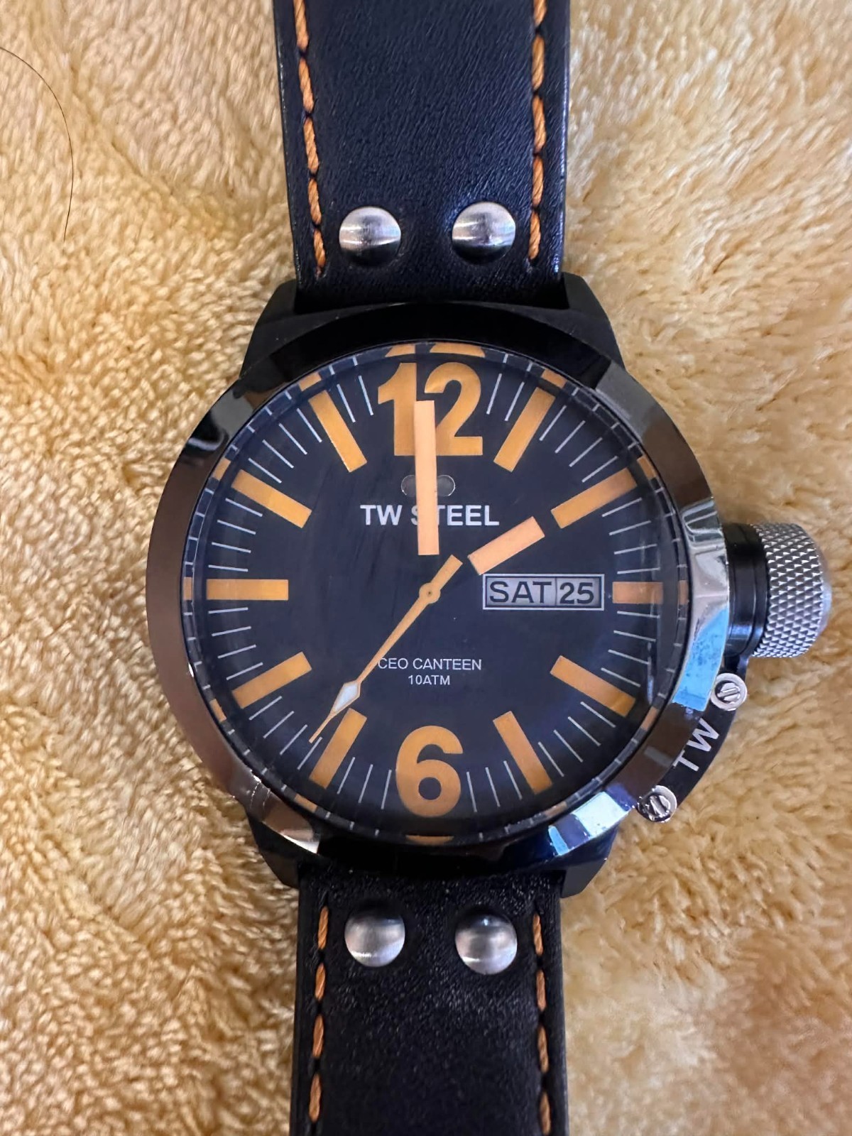 TW Steel Men’s Watch, black, used. model CE 1027