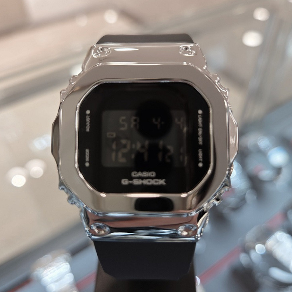Casio G-Shock GM-S5600U-1DR Metal Compact Square Slim Digital Sport Watch
